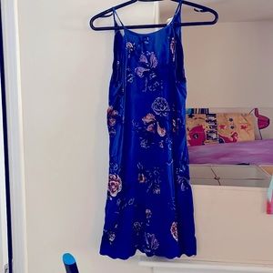 Blue Floral Dress